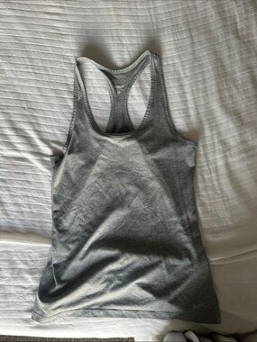 Nike Gray Racerback Athletic Tank Top
